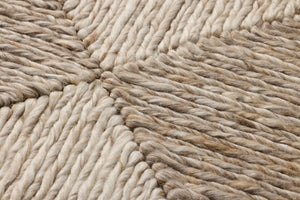 Diamante Beige / Ivory Rug Art - Macro Detail (H)