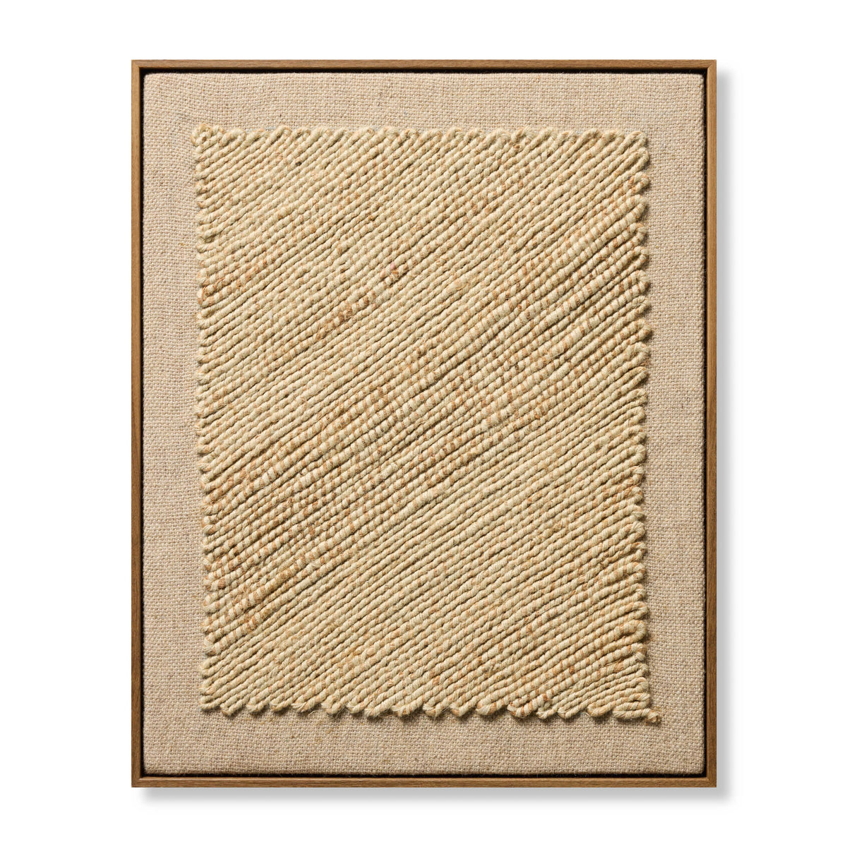 Meandering Road Beige / Beige Rug Art - Aerial Image