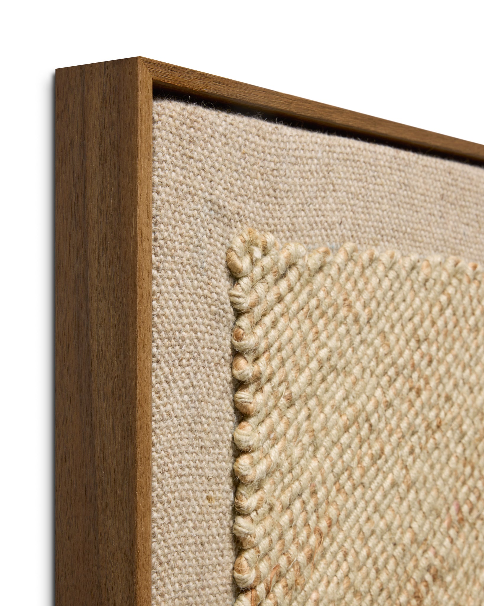 Meandering Road Beige / Beige Rug Art - Wall Art Corner (V)