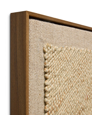 Meandering Road Beige / Beige Rug Art - Wall Art Corner (V)