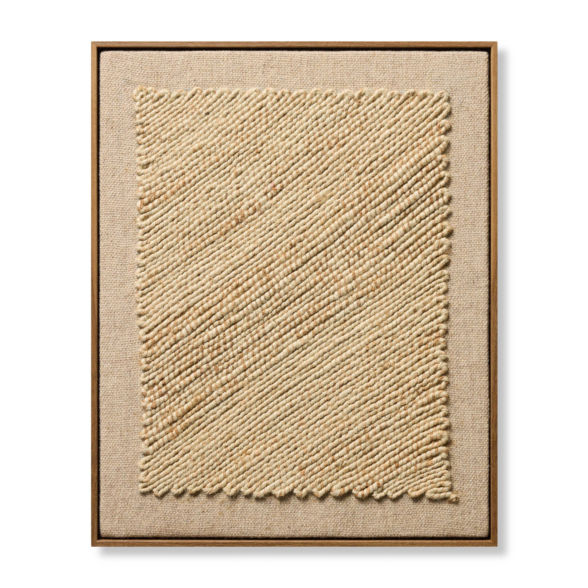 Meandering Road Beige / Beige Rug Art - Aerial Image