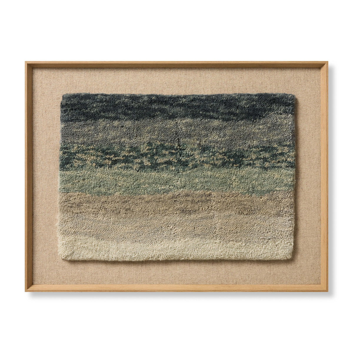Atlantico Blue / Black Rug Art - Aerial Image