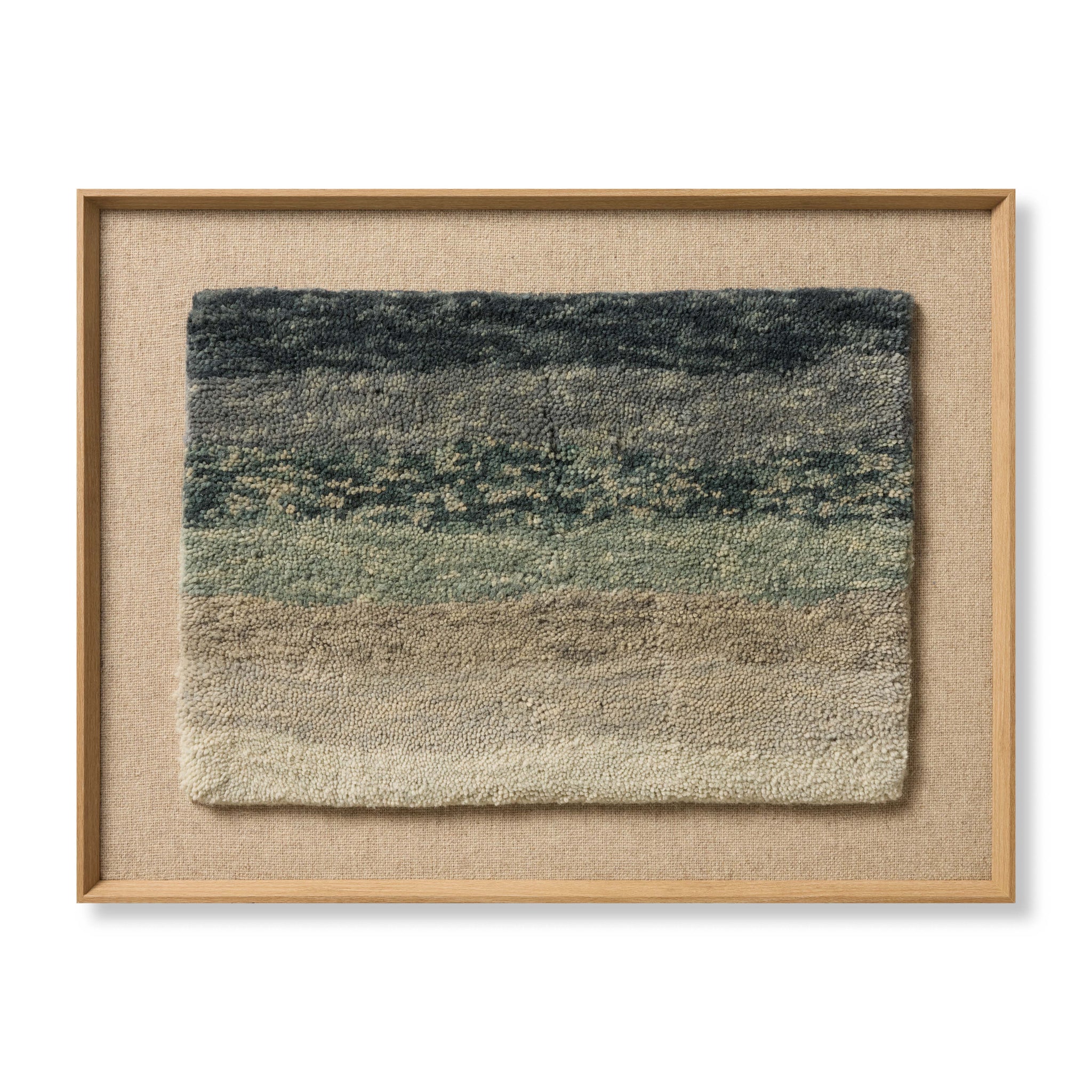 Atlantico Blue / Black Rug Art - Aerial Image