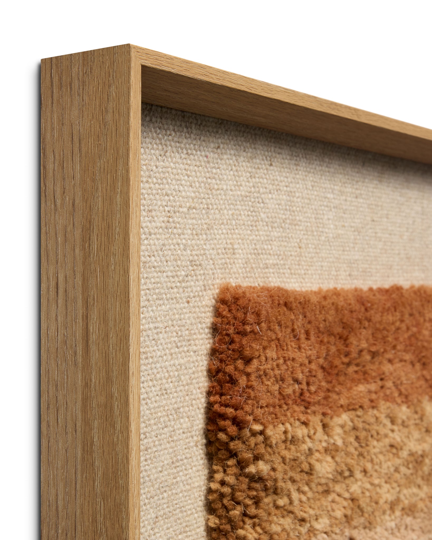 Indio Orange / Beige Rug Art - Wall Art Corner (V)