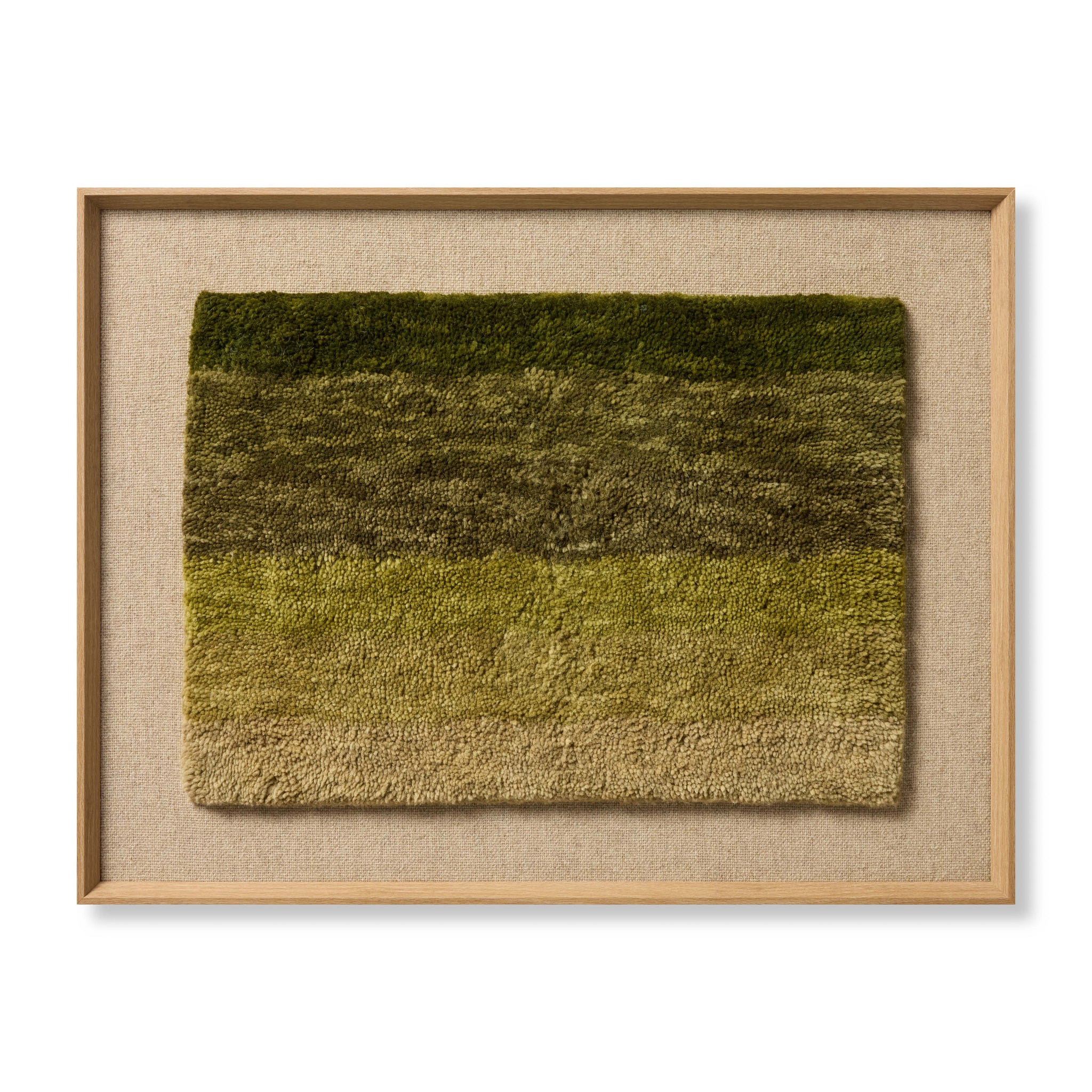 Pacifico Green / Beige Rug Art - Aerial Image