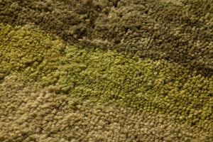 Pacifico Green / Beige Rug Art - Macro Detail (H)