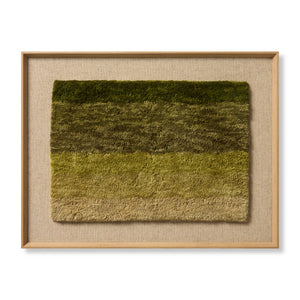 Pacifico Green / Beige Rug Art - Aerial Image