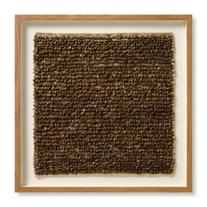 Coffee Bean Brown / Beige Rug Art - Aerial Image