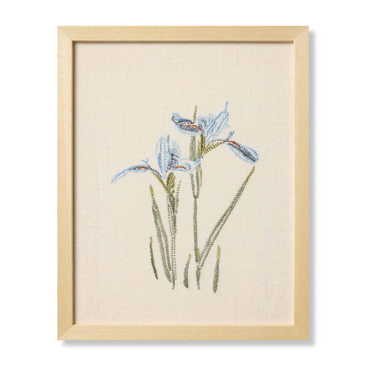 Iris Blue Blue / Green Rug Art - Aerial Image