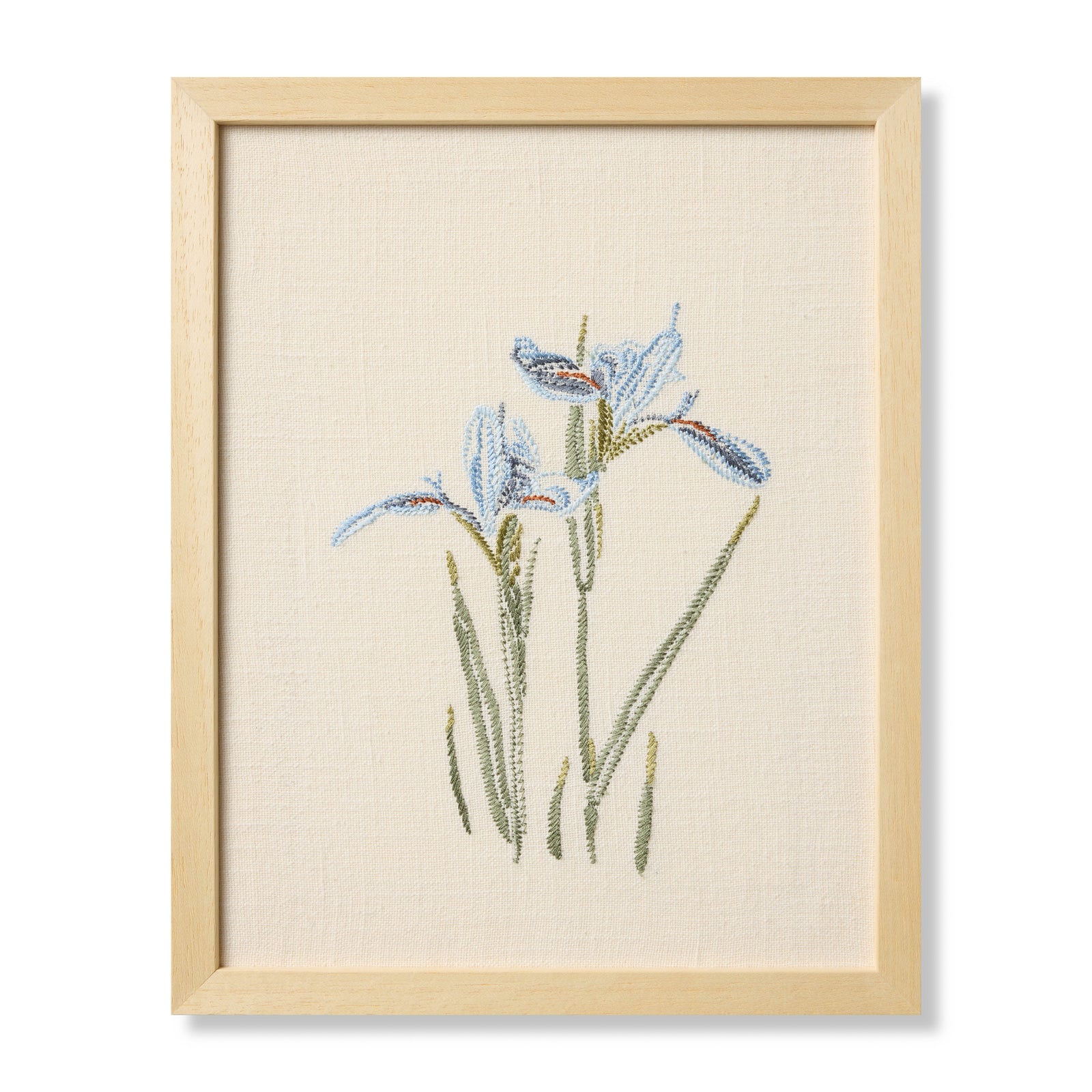 Iris Blue Blue / Green Rug Art - Aerial Image
