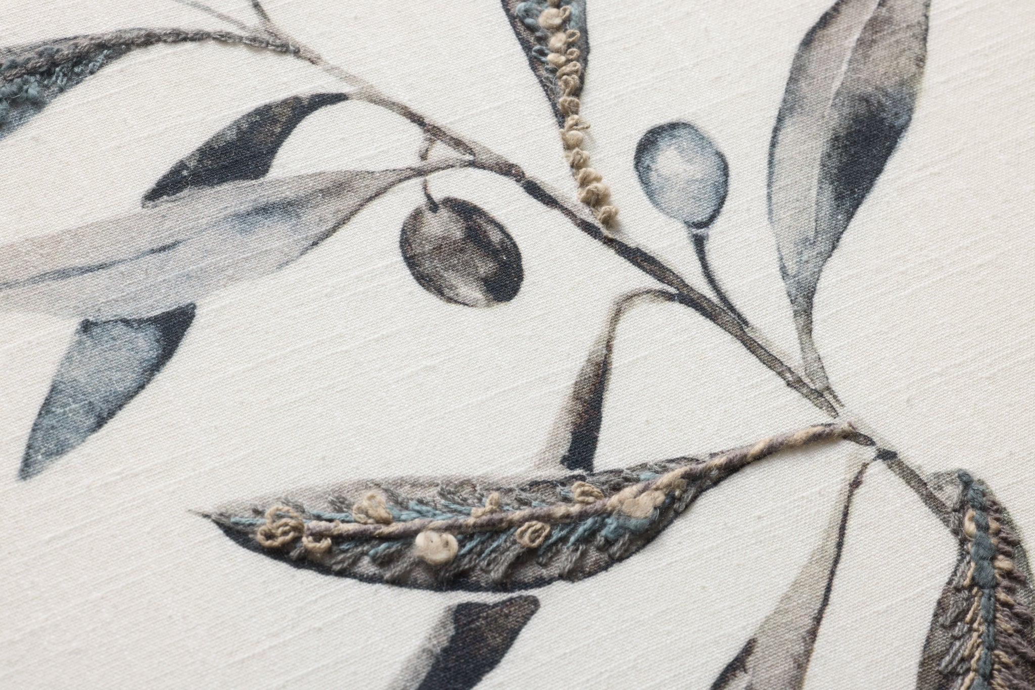 Ancient Groves Dk. Grey Rug Art - Macro Detail (H)