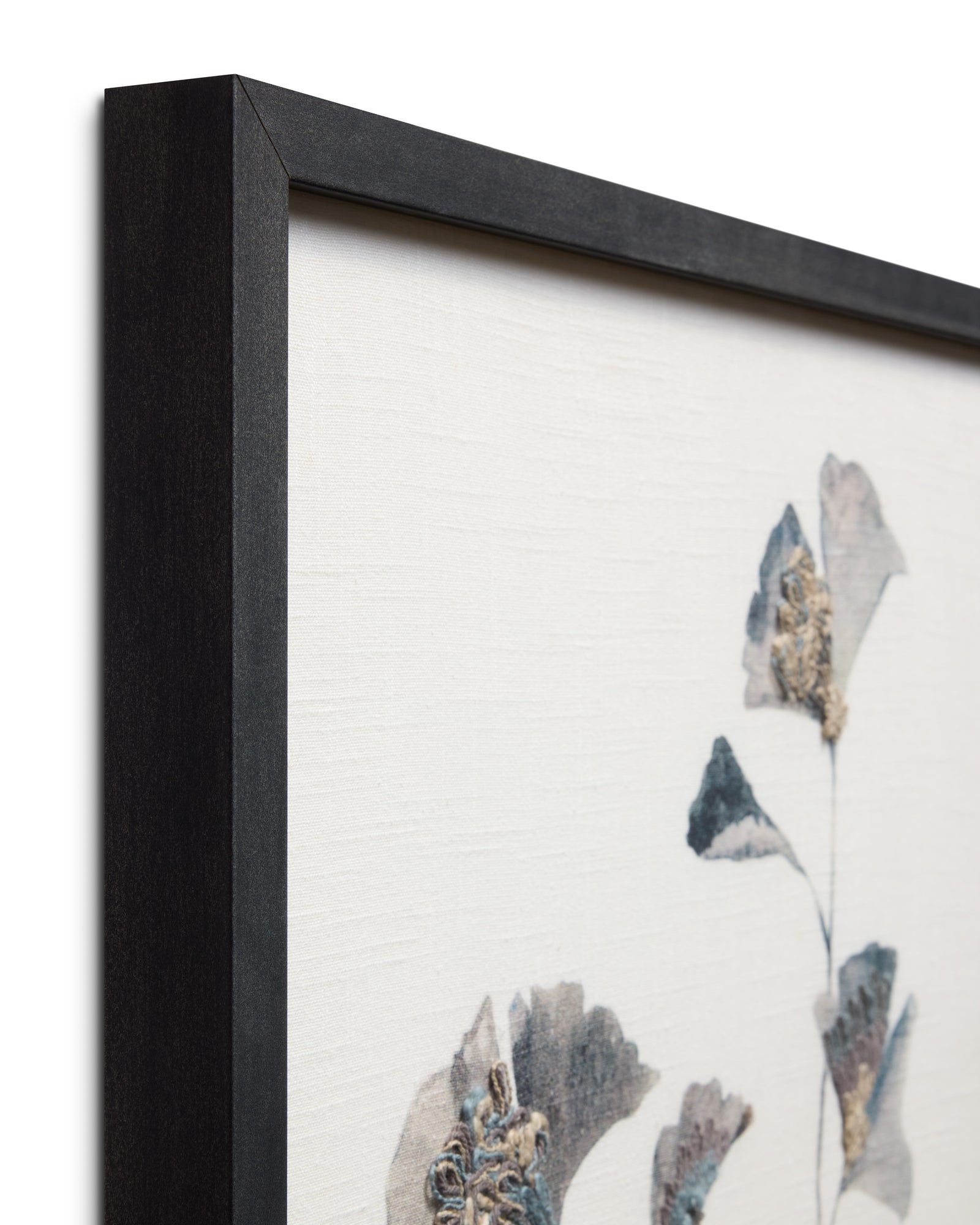 Ginkgo's Grace Dk. Grey Rug Art - Aerial Image