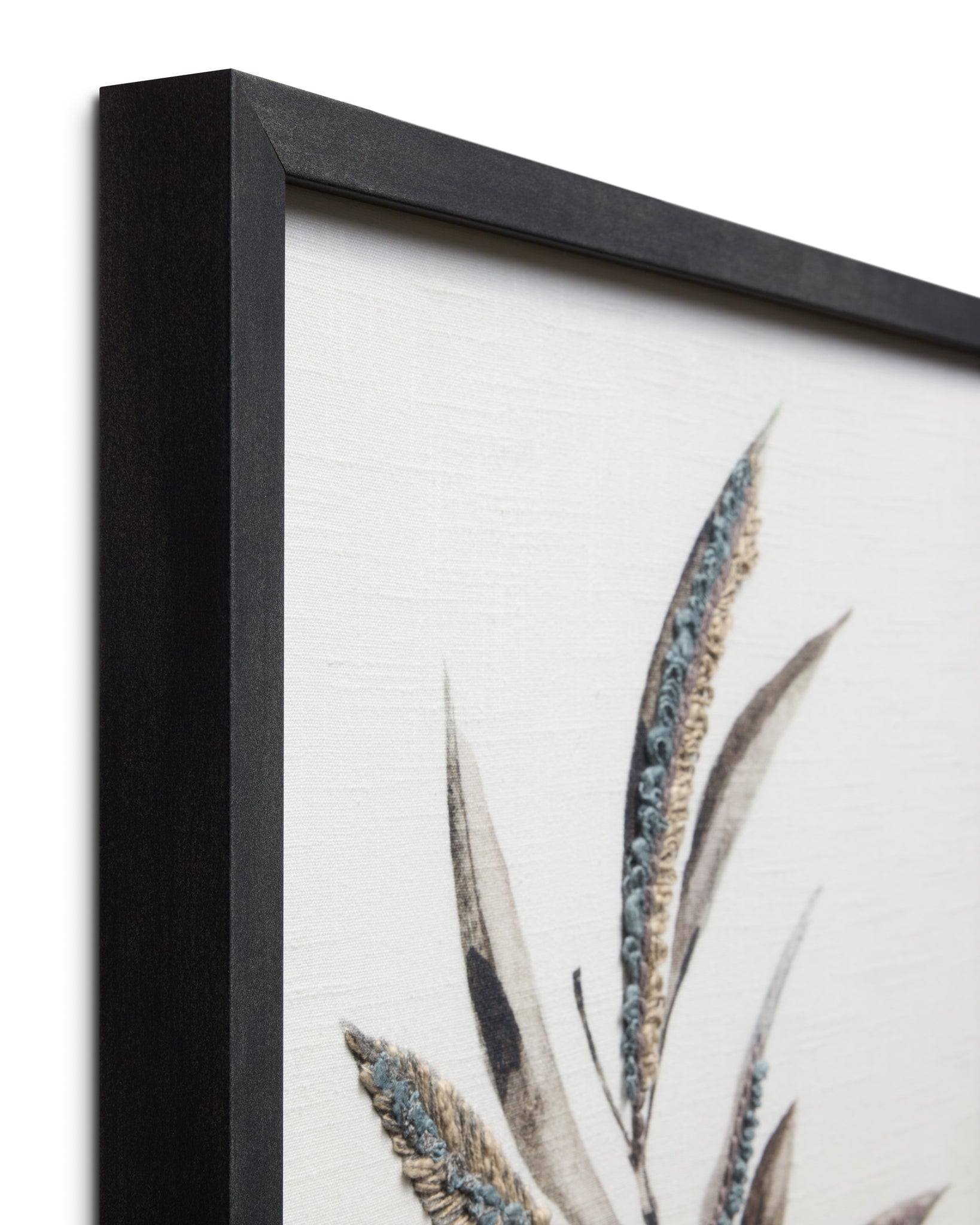 Tuscan Branches Dk. Grey Rug Art - Wall Art Corner (V)