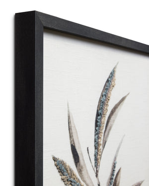 Tuscan Branches Dk. Grey Rug Art - Wall Art Corner (V)