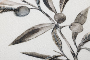 Tuscan Branches Dk. Grey Rug Art - Macro Detail (H)