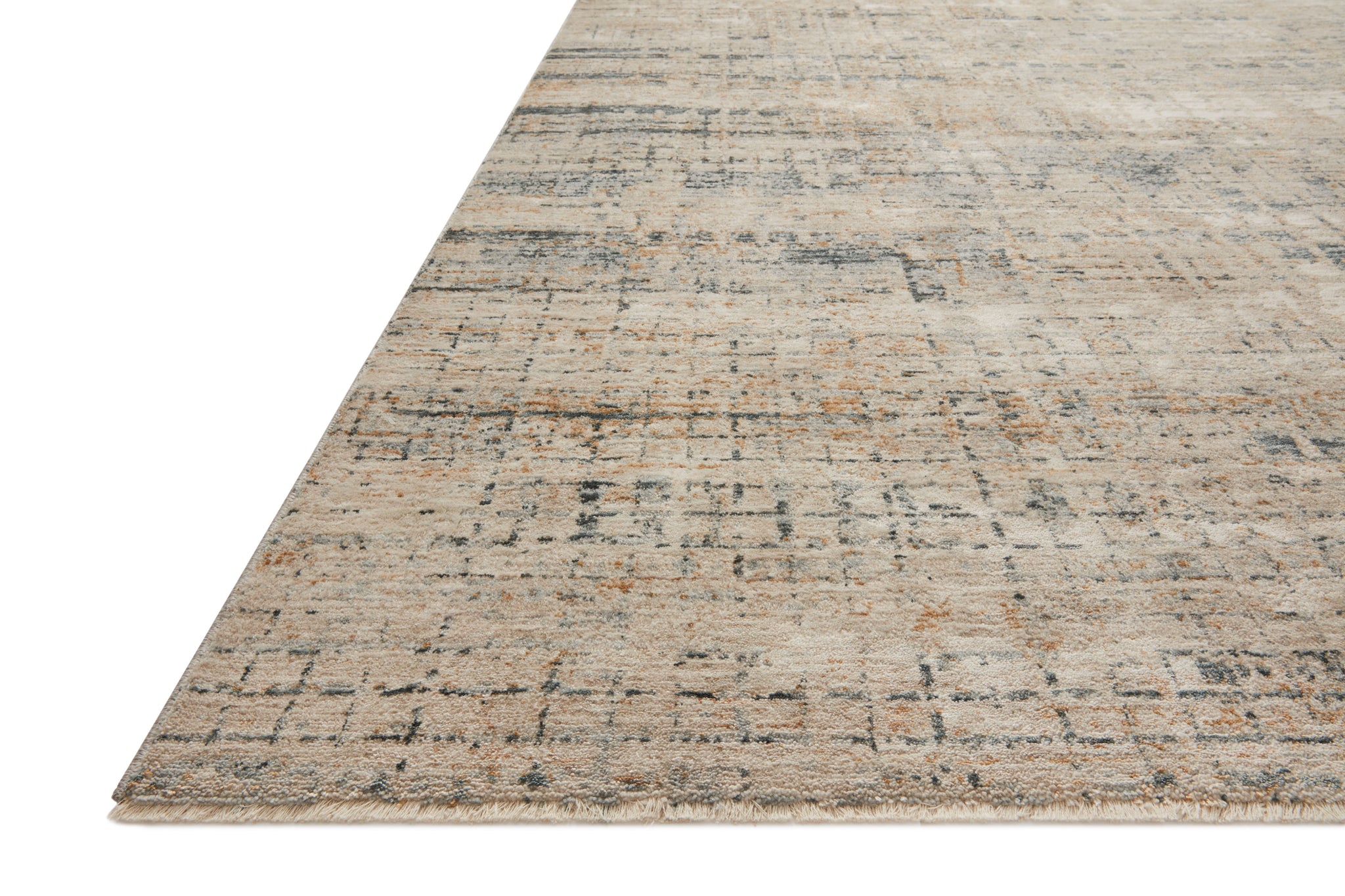 angle view of Axel Stone / Sky luxury Rug