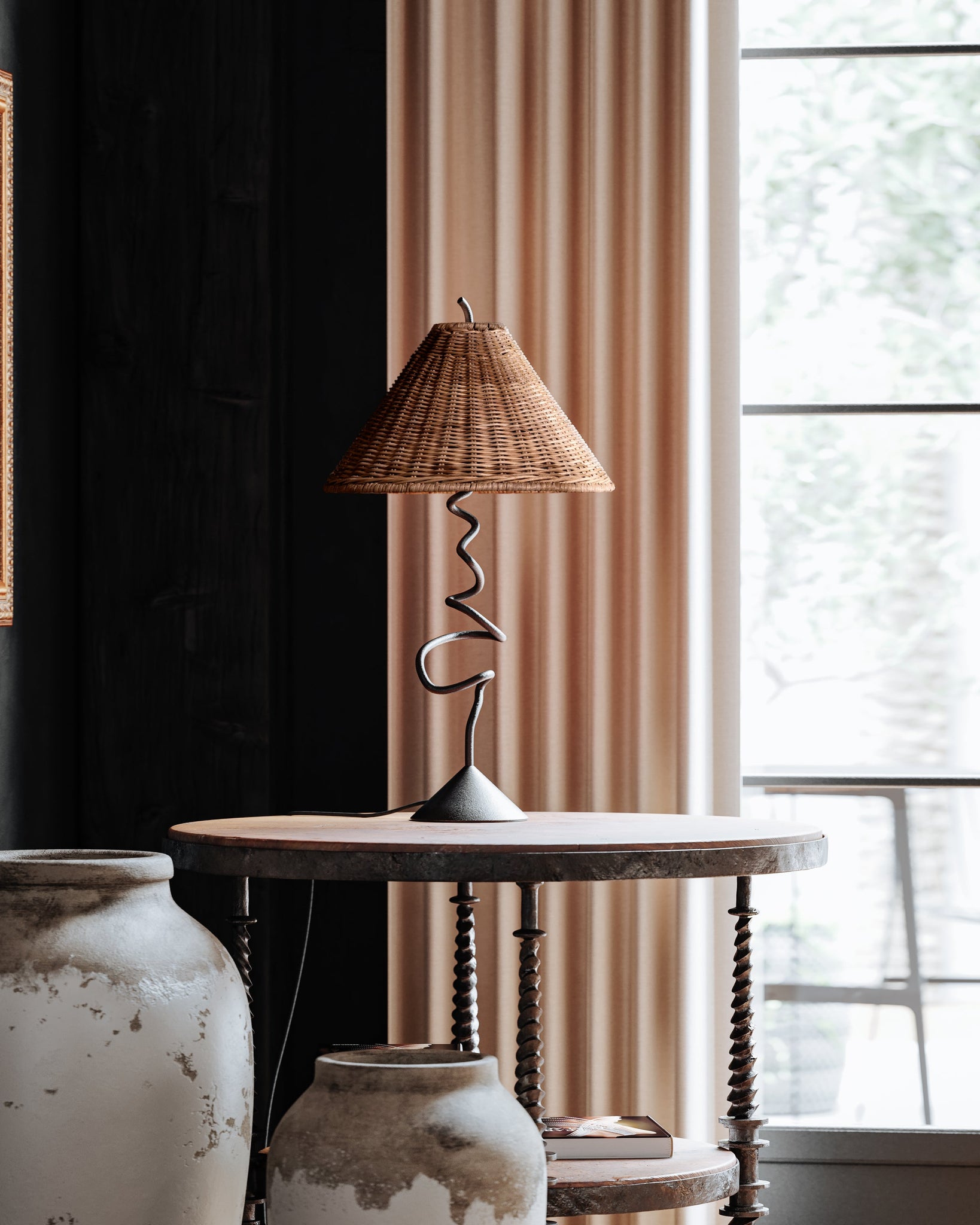 Alaric Table Lamp - Lifestyle [PTL1026-FOR]
