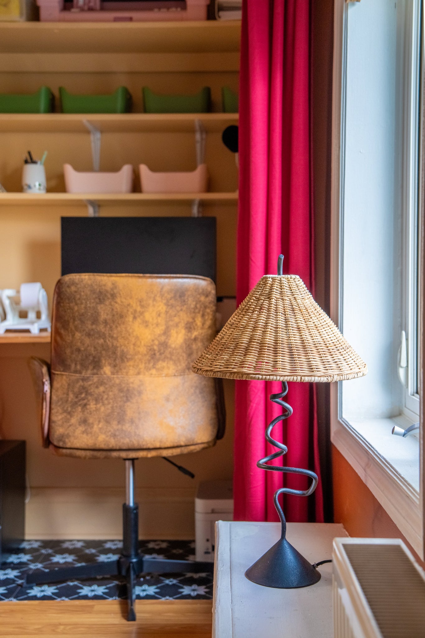 Alaric Table Lamp - Lifestyle [PTL1026-FOR]