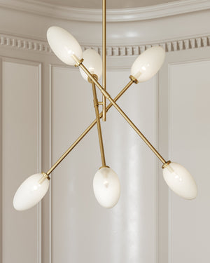 Alberton Chandelier 52.5" - Lifestyle [5052-AGB]