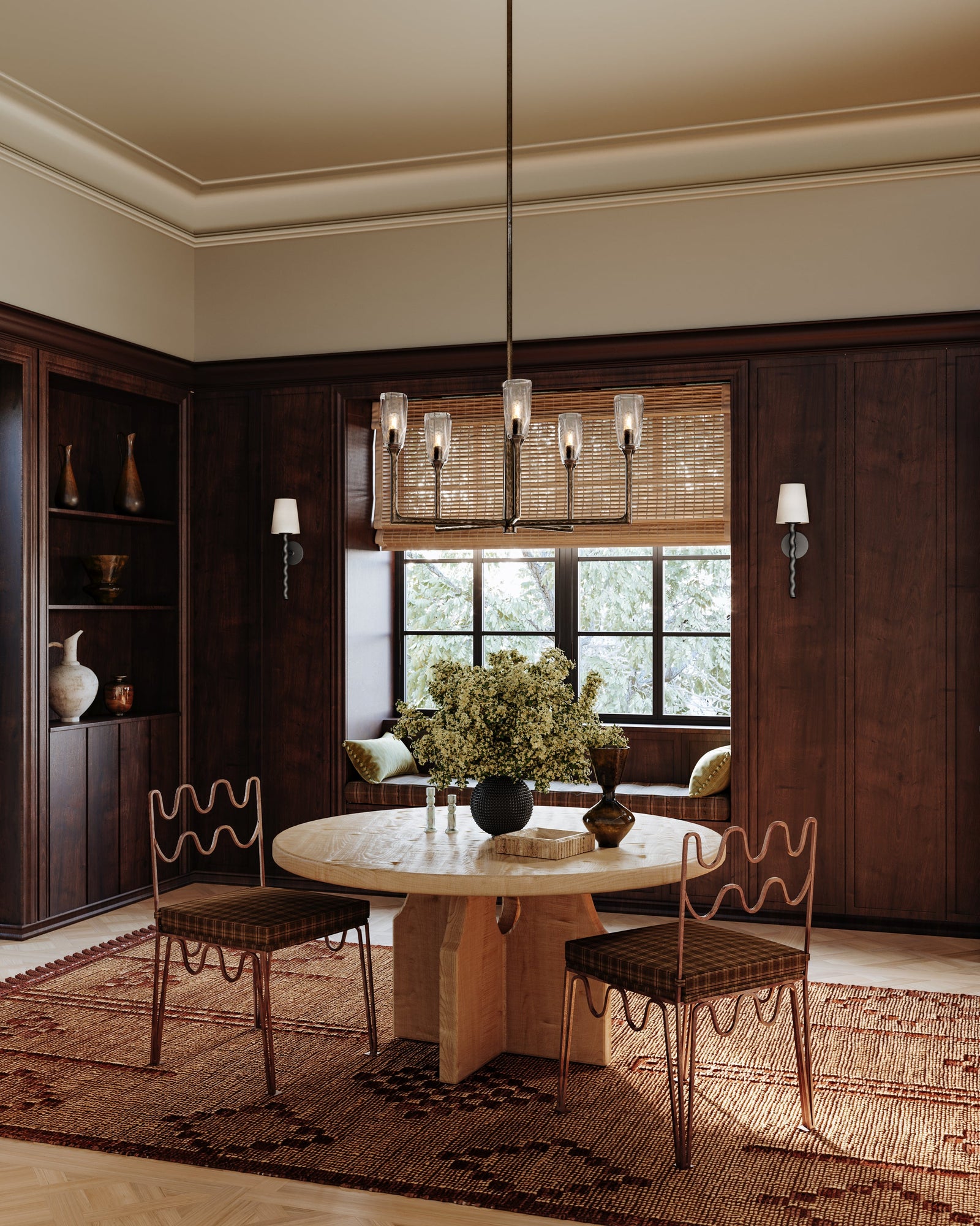 Lyle Chandelier 48" — a Troy chandelier for dining rooms, entries, and living rooms at Laurie Yapp Home.