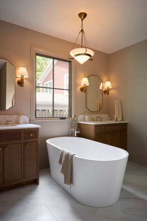 Denton Wall Sconce - Lifestyle [B1513-PBR]