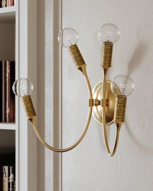 Amboy Wall Sconce - Lifestyle [1504-AGB]