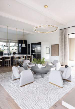 Austen Chandelier 58" x 4.75" - Lifestyle [4258-AGB]