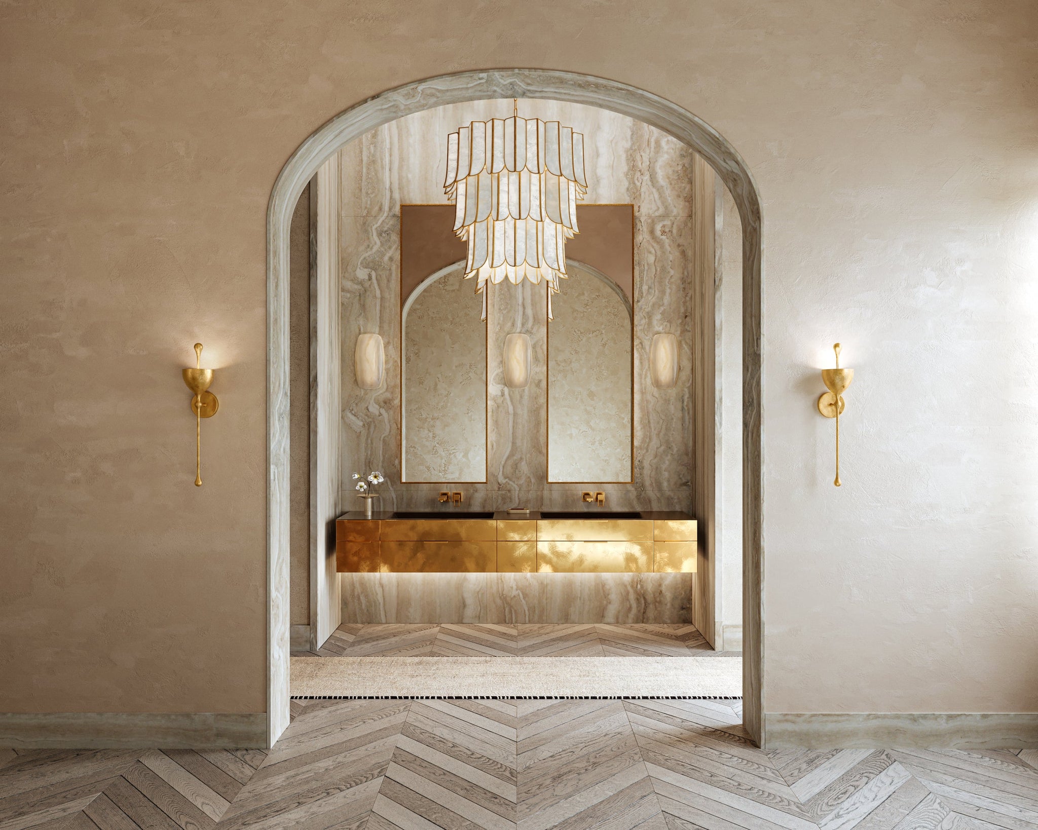 Antalya Wall Sconce - Lifestyle [368-01-VGL]