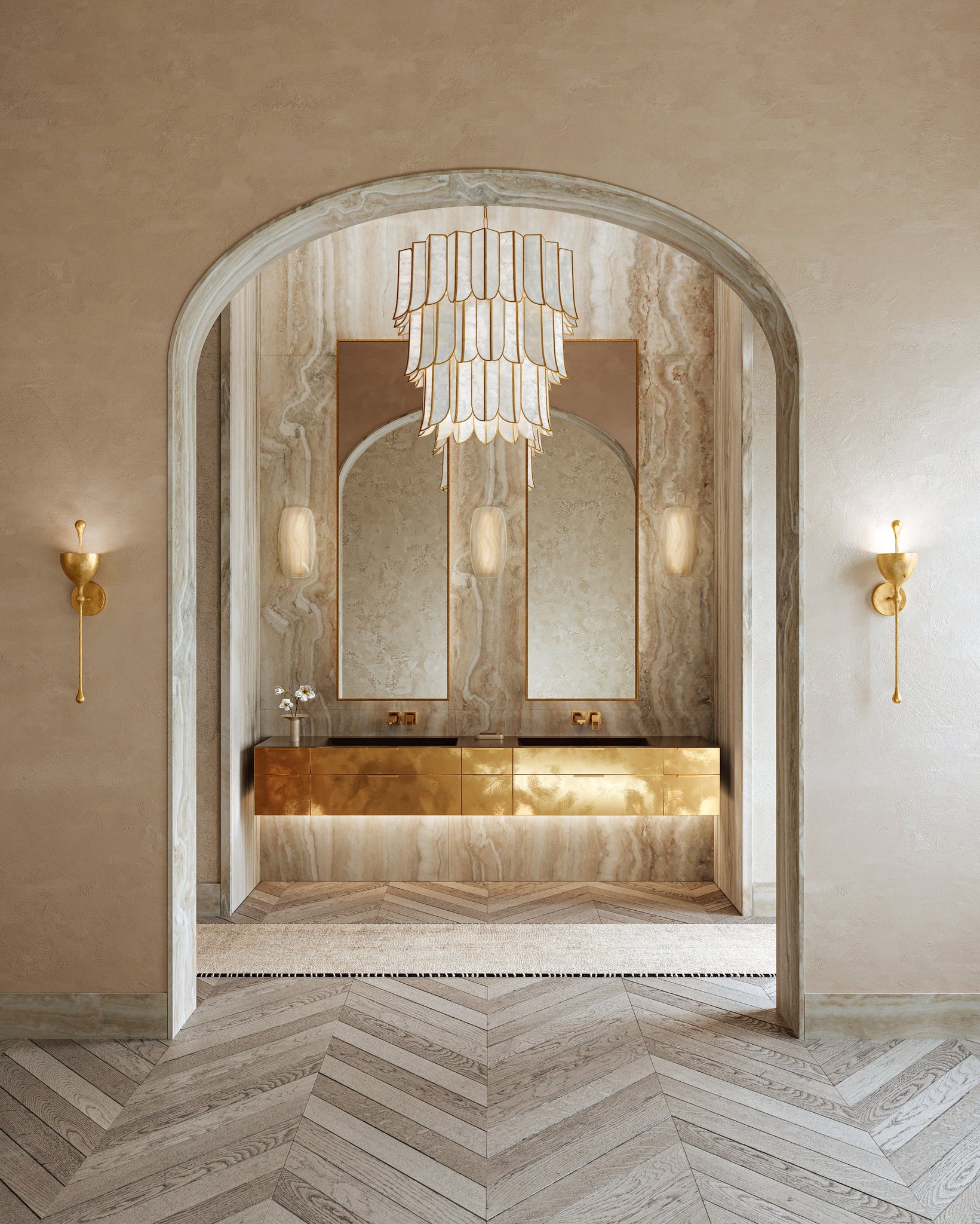 Antalya Wall Sconce - Lifestyle [368-01-VGL]
