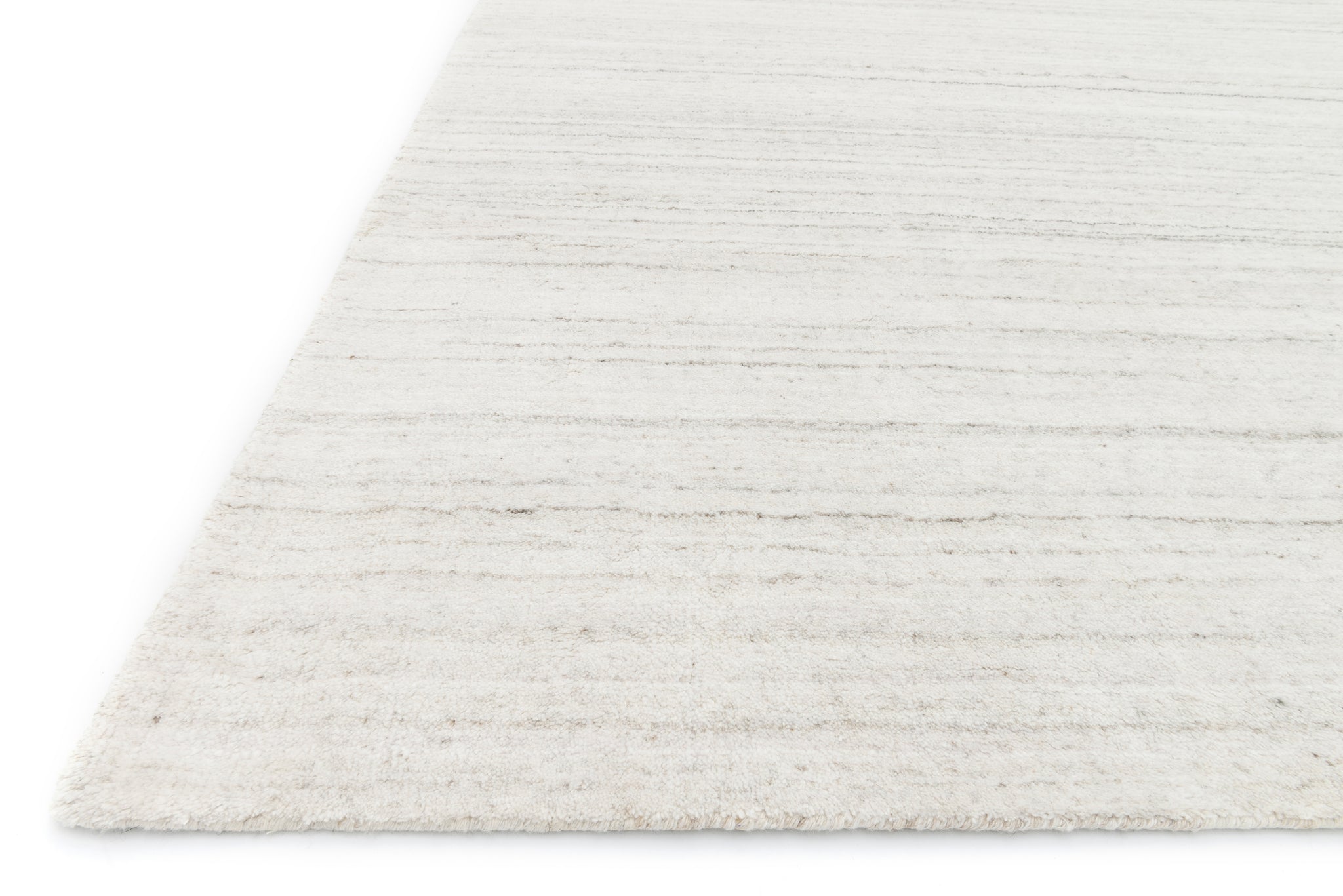 angle view of Barkley Ivory luxury Rug