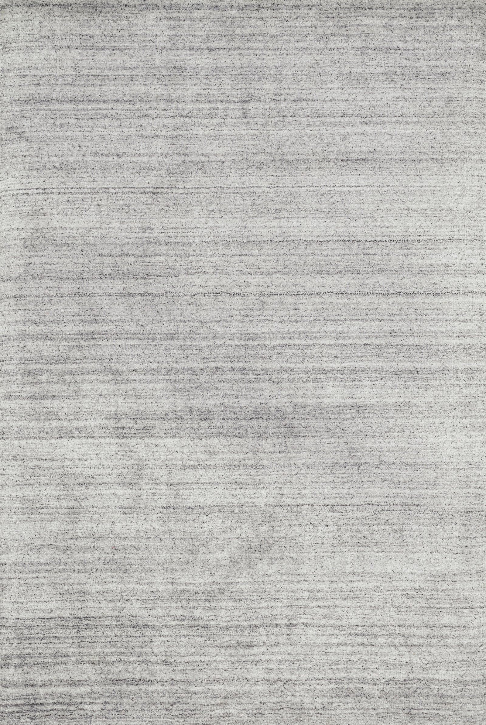 front view of Barkley Silver luxury Rug
