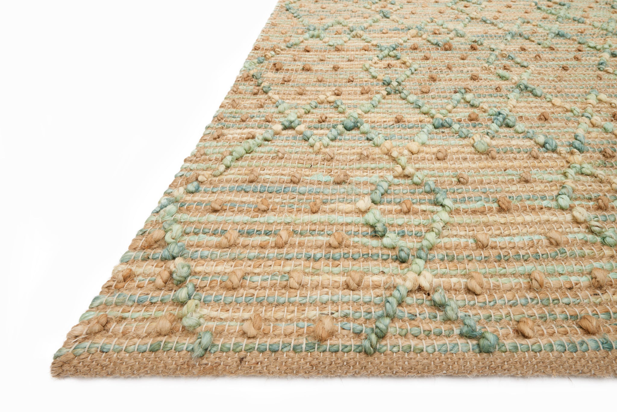 angle view of Beacon Sea luxury Rug