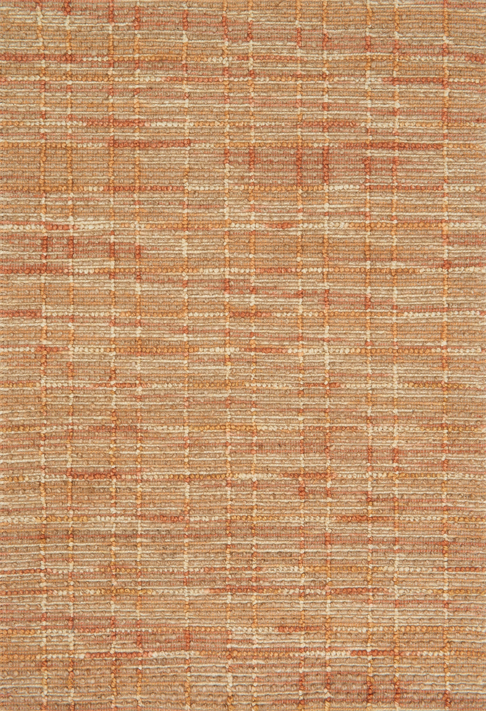 front view of Beacon Tangerine luxury Rug