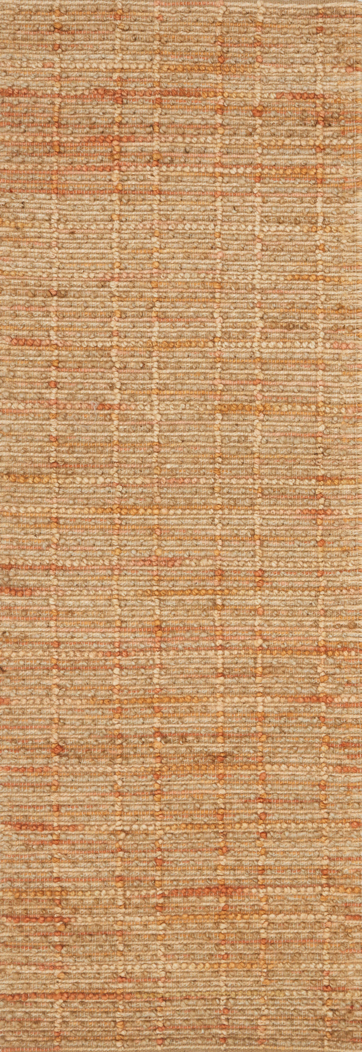 side view of Beacon Tangerine luxury Rug