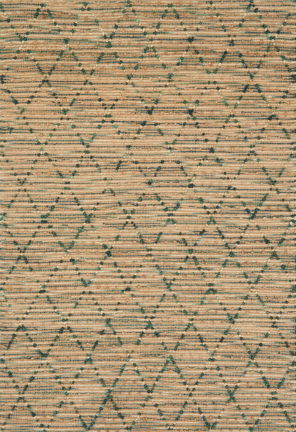 front view of Beacon Aqua luxury Rug