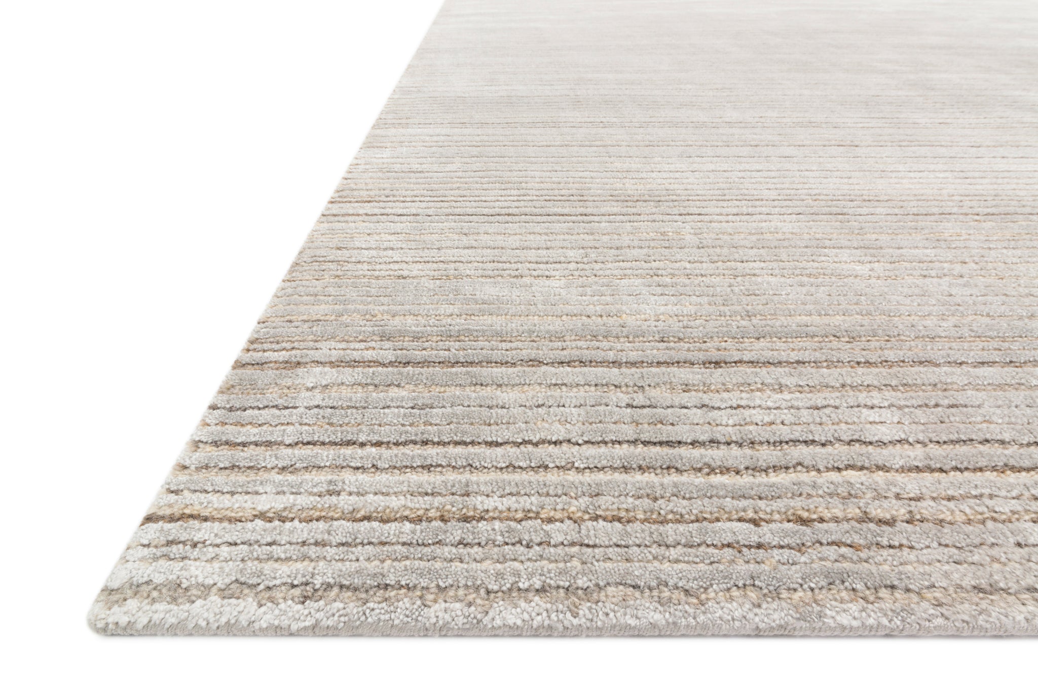 side view of Bellamy Sky luxury Rug