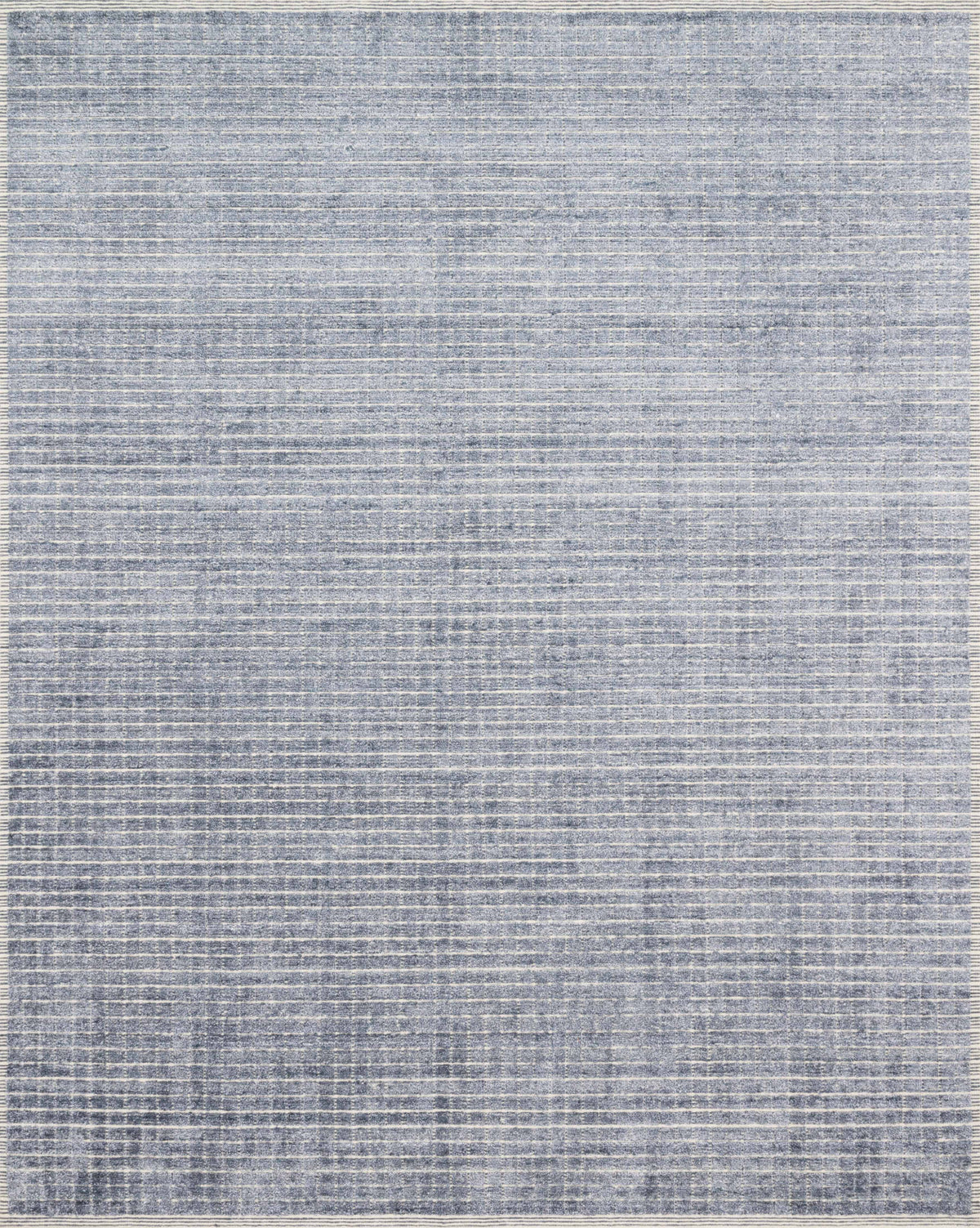 front view of Beverly Denim luxury Rug