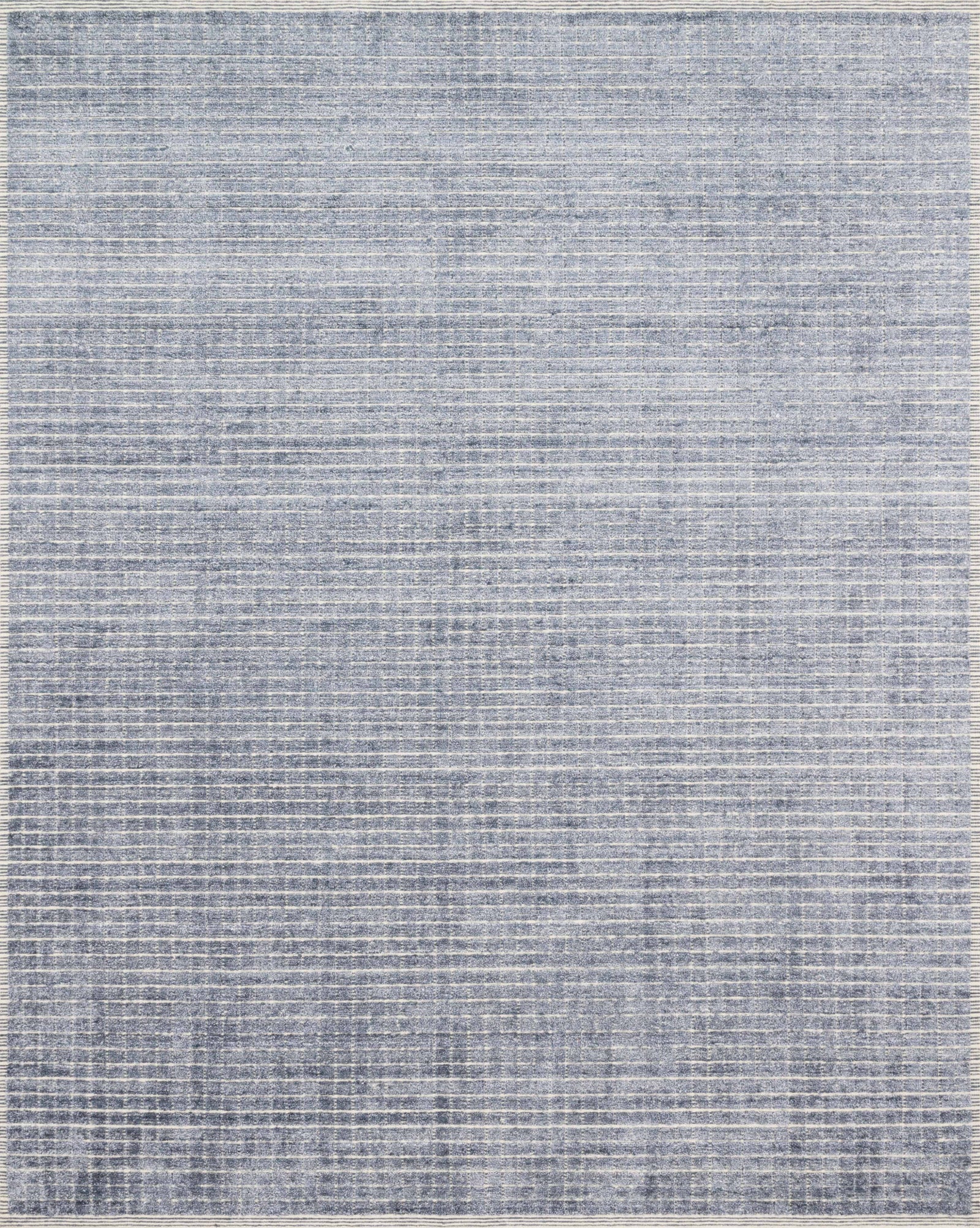 front view of Beverly Denim luxury Rug