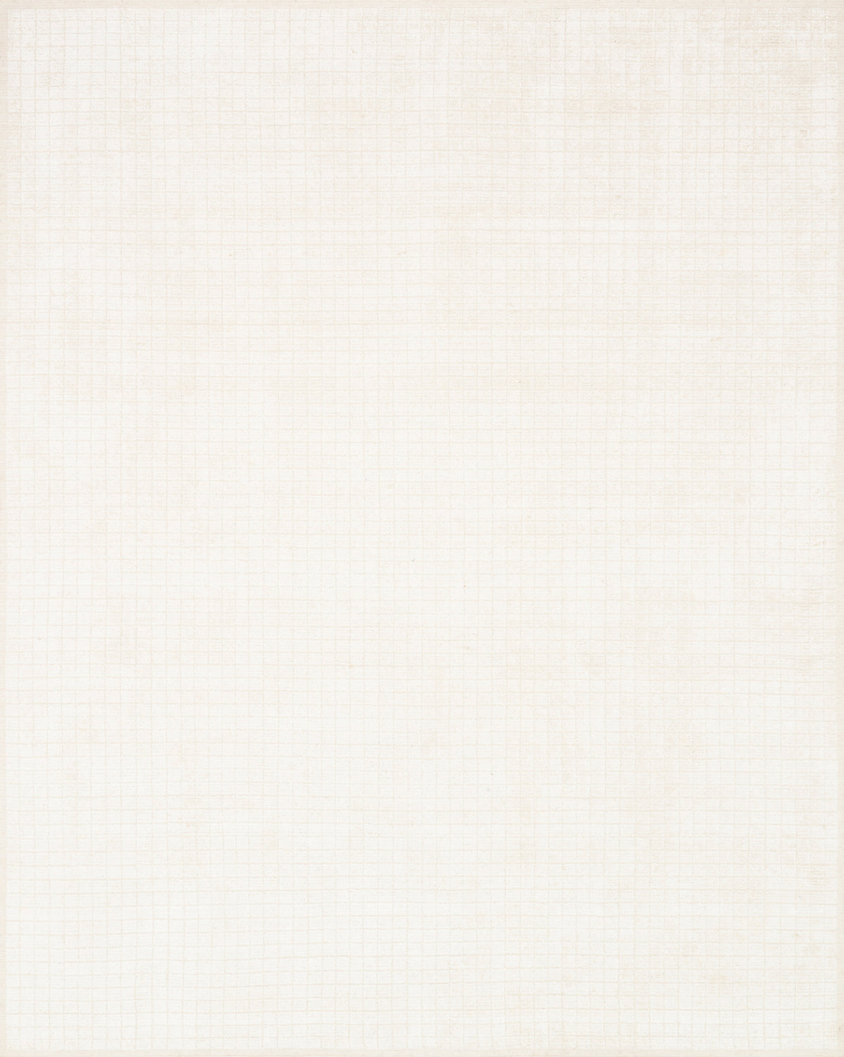 front view of Beverly Ivory luxury Rug