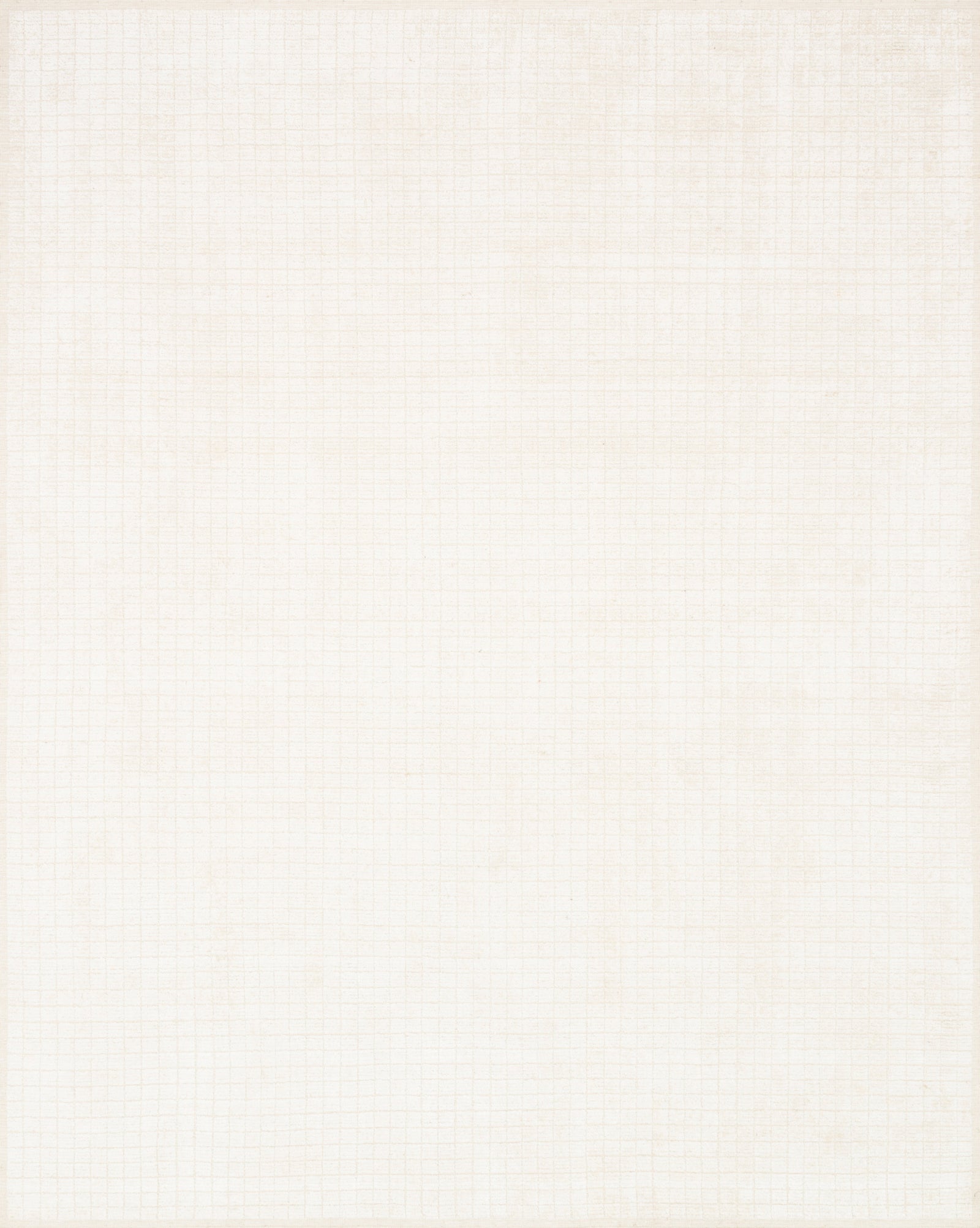 front view of Beverly Ivory luxury Rug