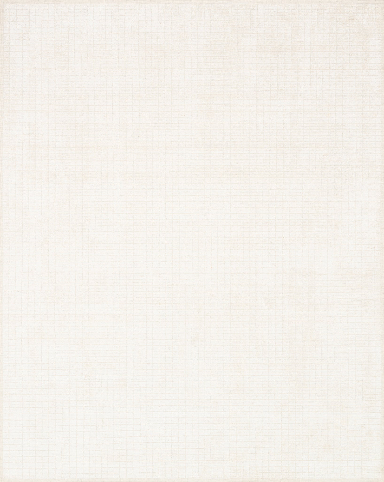 front view of Beverly Ivory luxury Rug