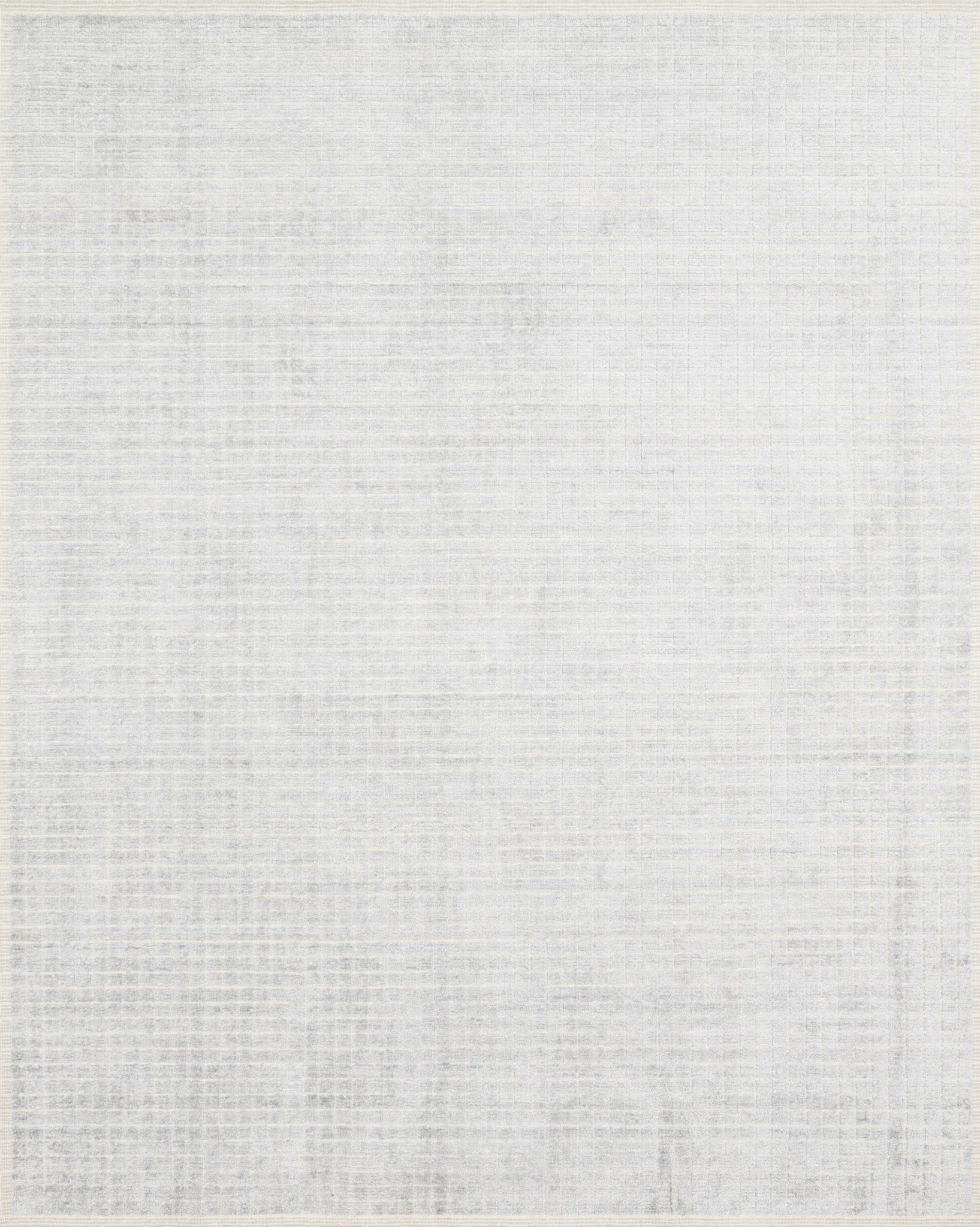 front view of Beverly Silver / Sky luxury Rug