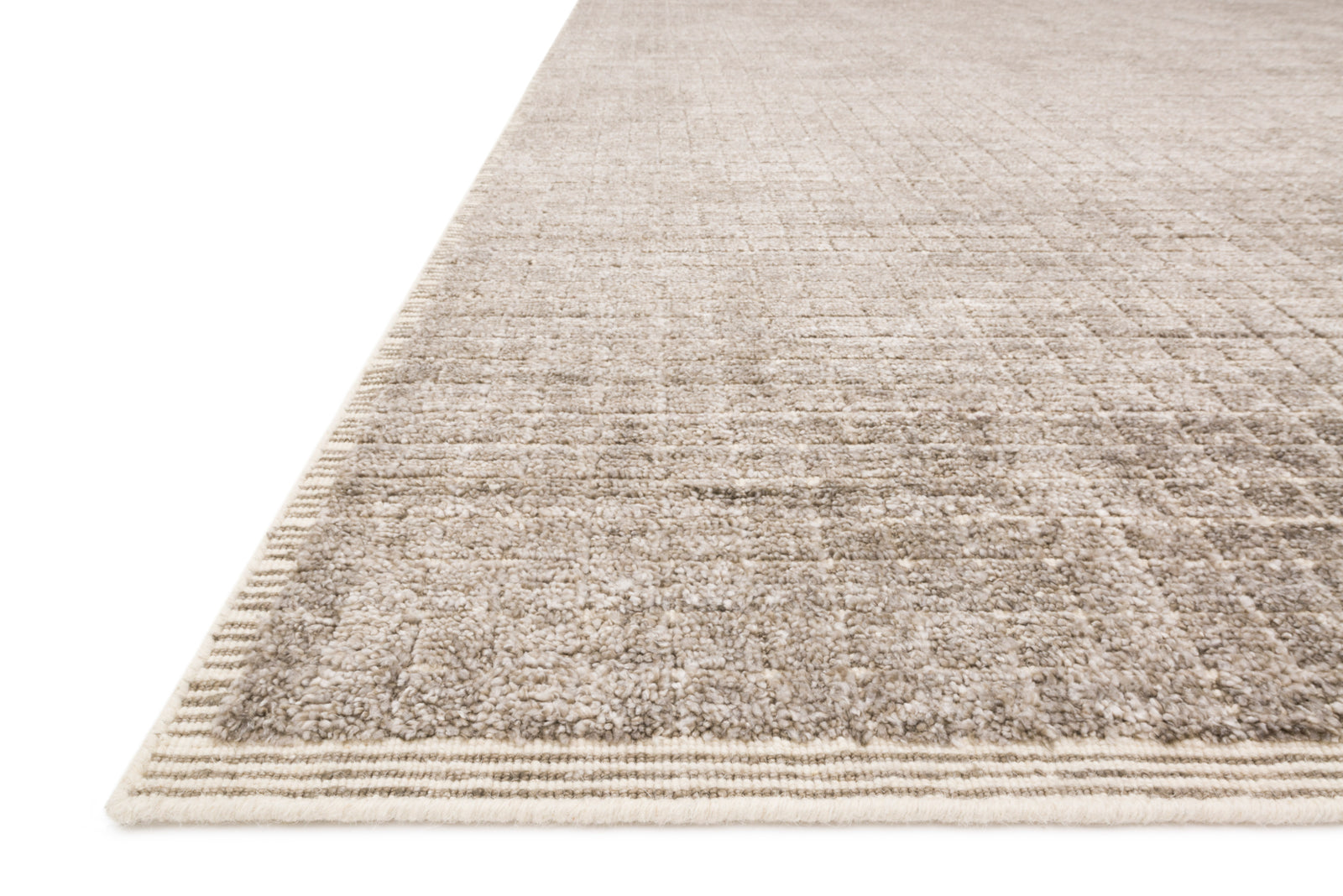 front view of Beverly Stone luxury Rug