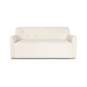 White sofa on a white background