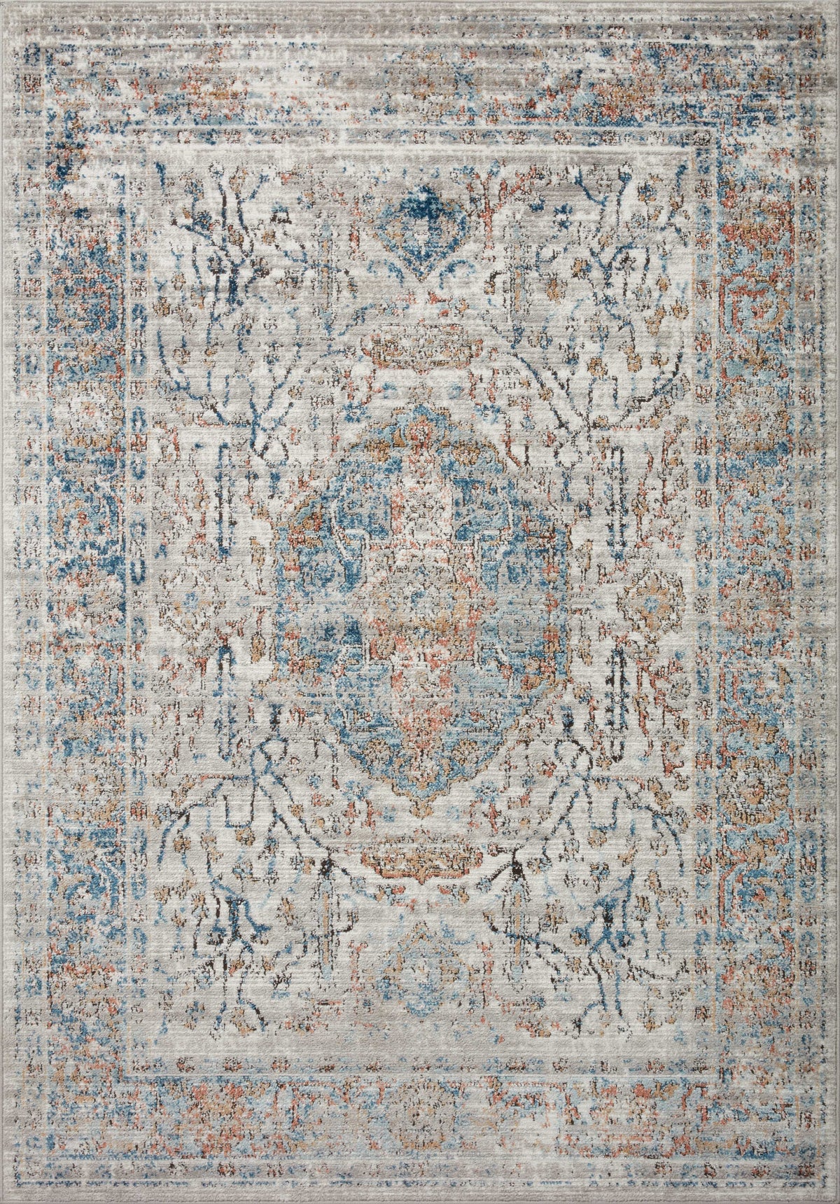 front view of Bianca Stone / Multi luxury Rug