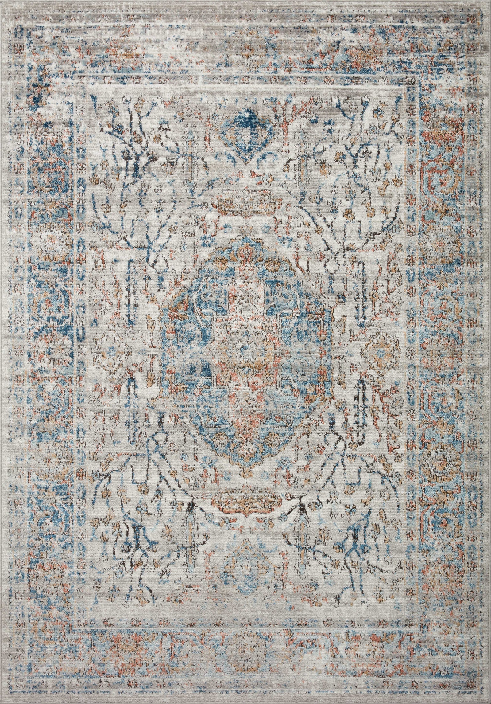 front view of Bianca Stone / Multi luxury Rug