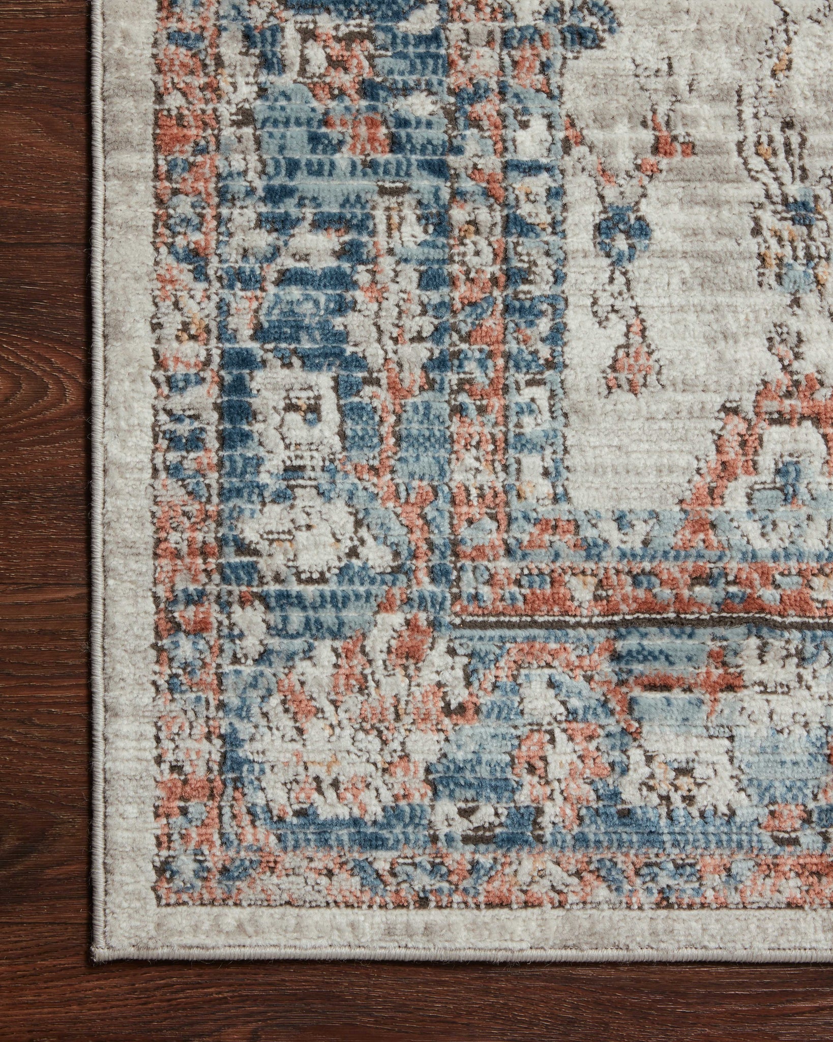 lifestyle view of Bianca Dove / Multi luxury Rug