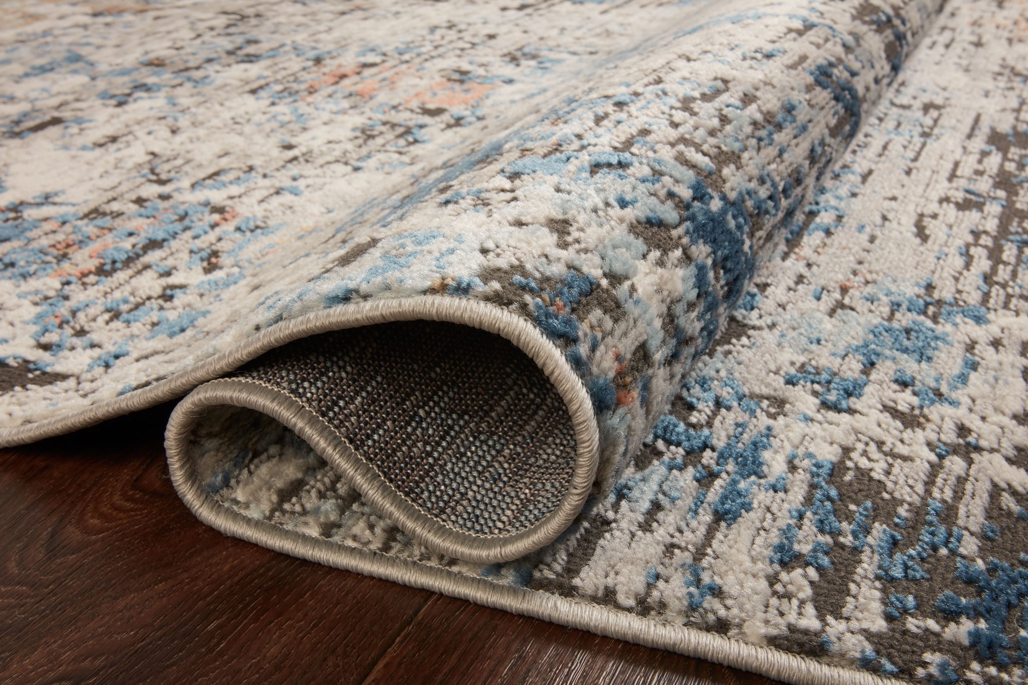 detail view of Bianca Granite / Multi luxury Rug