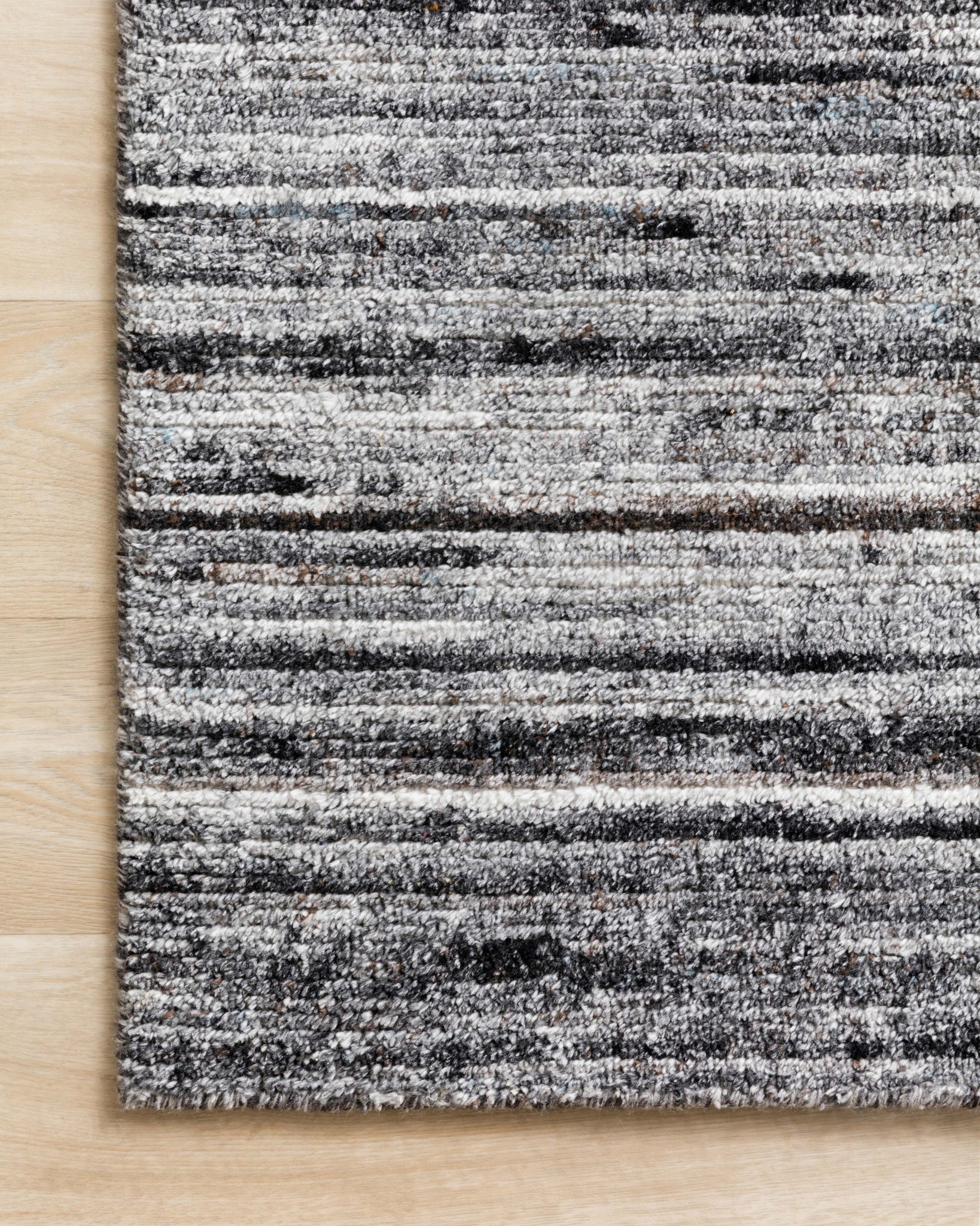 angle view of Brandt Grey / Slate luxury Rug