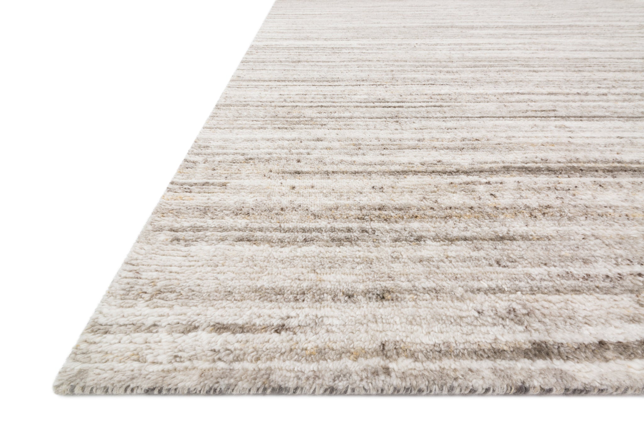 angle view of Brandt Ivory / Oatmeal luxury Rug